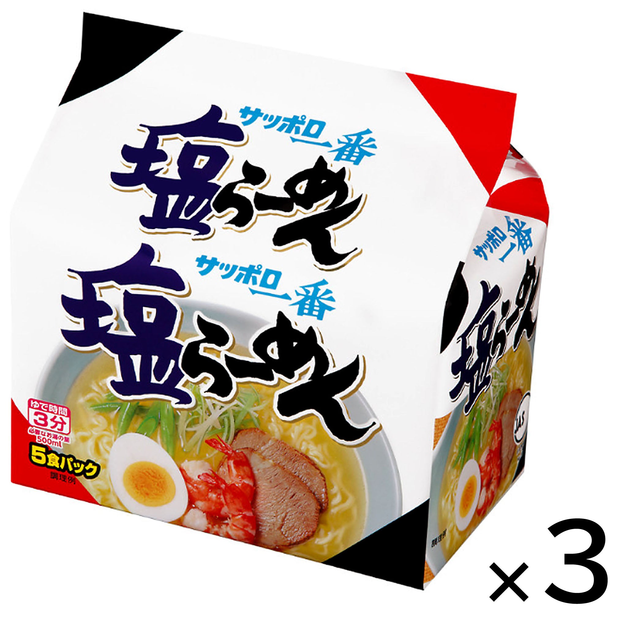 Sanyo Foods Sapporo Ichiban Salt Noodle Bag【3 Set】